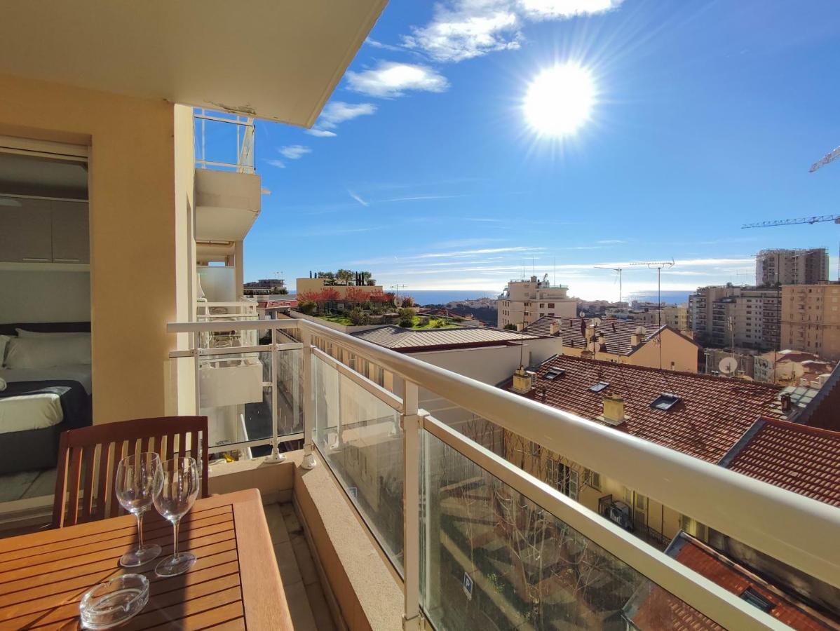 Vecchio Monaco 4Pers Parcheggio Lägenhet Beausoleil Exteriör bild
